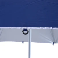 Outsunny Umbrela Parasolara 2 in 1 din Poliester Fier cu Geanta de Transport 210x 222cm(m-13)