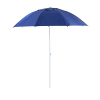 Outsunny Umbrela Parasolara 2 in 1 din Poliester Fier cu Geanta de Transport 210x 222cm(m-1)