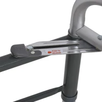 Homcom Premergator Pliabil si Super Lejer din Aluminiu cu 2 Roti si Inaltime Reglabila 77-95cm(m-8)