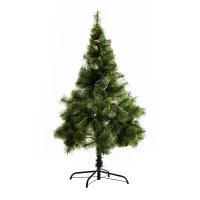 HomCom Albero di Natale Artificiale 150cm 229 Rami con 35 Pigne(m-4)