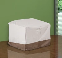 HomCom Prelată pentru Acoperire Anti-praf Multifuncțională din Material Oxford, 97 × 93 × 63/83cm Crem(m-4)