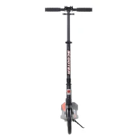 Homcom Trotineta pentru Adulti Pliabila din Aluminiu cu Manubriu Reglabil Negru(m-3)