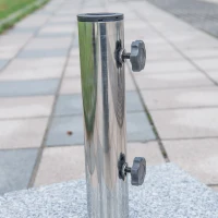 Outsunny Suport Baza Pentru Umbrela de Gradina in Marmura 25kg, 40x40x38cm(m-6)