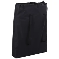 Outsuny Scaun Bancuta pentru Camping Pliabila 6 Locuri Negru 306cm x 48cm x82cm(m-6)