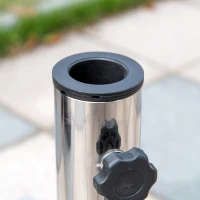 Outsunny Suport Baza Pentru Umbrela de Gradina in Marmura 25kg, 40x40x38cm(m-7)