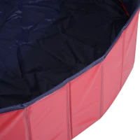 PawHut piscina pliabila pentru caini, 140x30 cm, rosu(m-11)