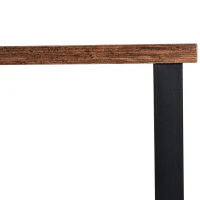 HOMCOM raft stil industrial, 3 nivele, 120x30x76 cm(m-11)