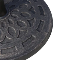 Outsunny Baza pentru umbrela 12kg din rasina Φ48.5x34cm pentru stalpi 38-48mm bronz(m-8)