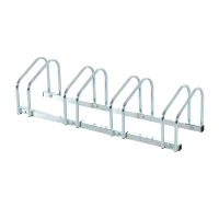 HOMCOM Suport Biciclete Parcare pentru 4 Biciclete, 95x33x27cm(m-1)