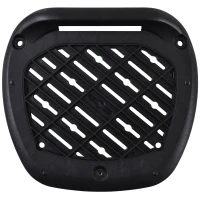 HOMCOM Cutie pentru Casca pentru Motocicleta 48L cu 2 chei din PP Negru 59 x 43 x33cm(m-12)