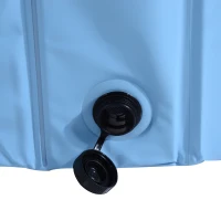 PawHut Piscina pentru caini, pliabila, 140x30 cm, albastru(m-11)