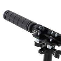 Homcom Trotineta pentru Adulti Pliabila din Aluminiu cu Manubriu Reglabil Negru(m-7)