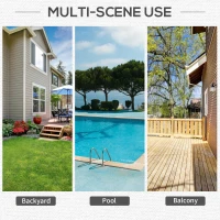 Outsunny Set Mobilier de Gradina Ratan PE de 3 Piese, 2 Fotolii de Exterior, Masuta si Perne, Negru(m-6)