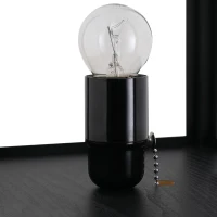 Homcom Lampa Pom 160 cm – Negru cu Rafturi pe 3 Niveluri(m-10)