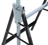 Homcom Set 2 Suporturi de Lucru – Pliabile, Telescopice Reglabile(m-7)