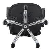 HOMCOM scaun ergonomic de birou, insertie plasa, negru(m-9)