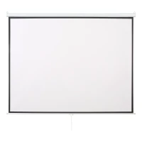 HOMCOM Ecran de Proiectare pe Perete, 120 inch, 244x183 cm(m-11)