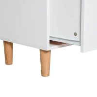 Homcom Etajera Copii – Organizator cu Compartimente Alb(m-11)