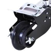 HOMCOM Trotineta Electrica Pliabila cu Sa 2 Roti Manubriu Reglabil Copii 7 Ani 81.5 × 37 × 96cm Negru(m-11)