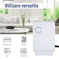 HOMCOM dezumidificator electric, cu rezervor de 1300ml(m-5)