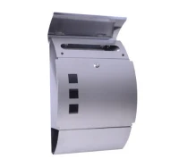 SKRZYNKA NA LISTY Z GAZETNIKIEM stal nierdzewna(m-3)