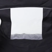 Outsunny® Anglerstuhl Klappstuhl Campingstuhl mit Armlehne Tragetasche Oxford Schwarz(m-11)