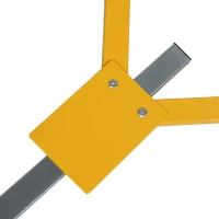 HOMCOM® Radkralle Radklemmenschloss Parkkralle für Ø47-67cm Räder mit 2 Schlüsseln(m-8)