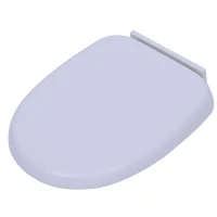 WC Sitz Toilettensitz WC-Deckel Klobrille Brille mit Absenkautomatik weiß  Modell 2: 425mm x 355mm(m-3)