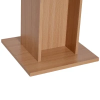 HOMCOM® Esstisch Küchentisch Esszimmertisch Holztisch Bistrotisch rechteckig Holz Natur 80 × 80 × 76,5 cm(m-4)