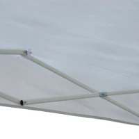 Outsunny® Faltpavillon Wasserabweisend mit Transporttasche 6 x 3 x 2,5 m Weiß Schwarz(m-10)