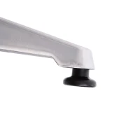 HOMCOM® Bartisch Stehtisch Bistrotisch Partytisch höhenverstellbar 70/110 cm Aluminium(m-8)