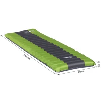 Outsunny® Luftmatraze Luftbett Camping Selbstaufblasbare Matraze Schlafmatte Pongee Grün(m-3)