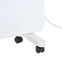 HOMCOM® Heizgerät Elektroheizung Timer mit Fernbedienung 1000/2000W Weiß(m-7)