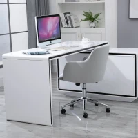 Vinsetto® Drehstuhl Polsterstuhl Chefsessel 150 kg Belastbarkeit eingestellte Sitzhöhe Samt 56 x 52,5 x (72–81) cm(m-5)