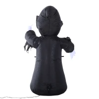 HOMCOM® Halloween Aufblasbares Spukgespenst Luftfigur Deko 120 cm(m-4)
