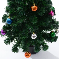 HOMCOM® Weihnachtsbaum künstlicher Lichtfaser rotierend 60cm(m-8)