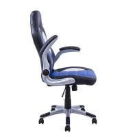 Homcom Bürostuhl Schalensitz Chefsessel Drehstuhl Homcom blau(m-4)