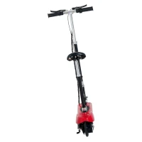 HOMCOM® Elektroroller Kinderroller Roller mit Sitz Tretroller klappbar 120W rot(m-6)