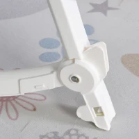 HOMCOM® Baby Schaukelsitz Schaukelstuhl vibrierende Babywippe mit Musik Tiermuster(m-11)