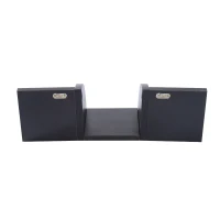 HOMCOM® Wandregal Eckregal Zickzackregal schwarz(m-4)