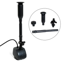 Outsunny® Tauchpumpe Teichpumpe Aquarium Schwarz 10,5x7,8x10,5cm(m-3)