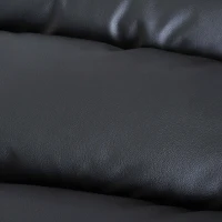 HOMCOM® Schlafsessel Klappmatratze Faltmatratze verstellbar PU 175x56cm Schwarz(m-9)