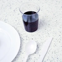 550 Einweg Besteck Set 100 Messer+200 Löffel+50 Gabeln+100 Tasse Plastik(m-3)