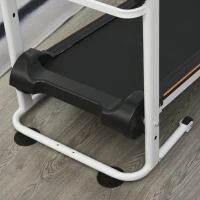 HOMCOM® Laufband LCD-Display mechanische Laufmaschine Klappbar 3 Neigungswinkel Stahl(m-10)