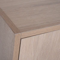 HOMCOM® Standregal mit 6 Fächern | Bücherregal | Schrank | Holz | 61,5 x 29,5 x 80 cm | Natur(m-6)