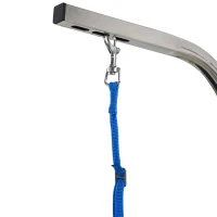 PawHut® Trimmtisch Tierpflegetisch runder Schertisch höhenverstellbar klappbar Schwarz(m-8)