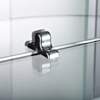 HOMCOM® Glasvitrine Vitrinenschrank Hängevitrine L27,5 x B14 x H73 cm(m-4)