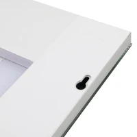 kleankin® LED-Spiegel Nebelfreier Wandspiegel Badspiegel Touch-Schalter Alu 70 x 50 cm(m-9)