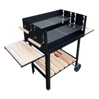 Outsunny® BBQ Grillwagen Holzkohlegrill Partygrill Holzkohle(m-3)