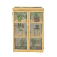 Outsunny® Pflanzschrank Frühbeetkasten Holz L(m-9)